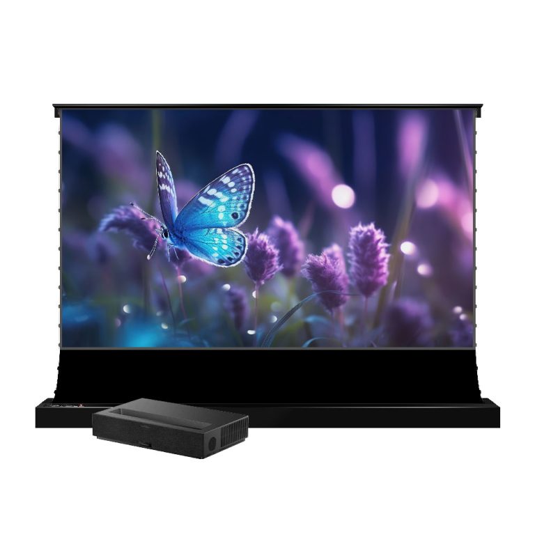 BUNDLE Formovie Theater Premium 4K UST Projector + VIVIDSTORM S Pro Motorised Floor Rising ALR Projector Screen